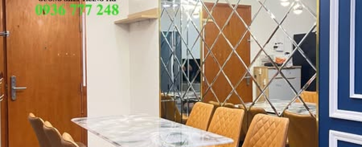 Bàn giao vách gương cho Chị nga quận 7 