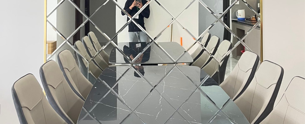 Bàn giao vách gương ở Thủ Đức