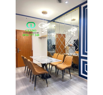 Bàn giao vách gương cho Chị nga quận 7 